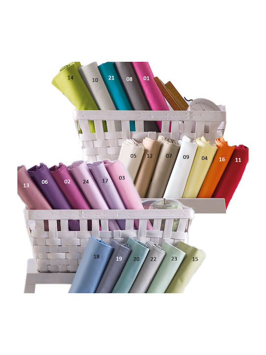 Rythmos Sheet for Single Bed with Elastic 105x205+25cm. Madonna 11