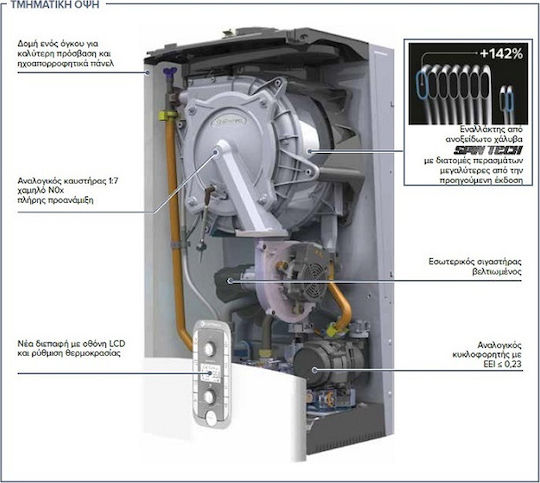 Chaffoteaux Pigma Advance 30 Wandmontage Kessel Kondensation Gas mit Brenner 25795kcal/h