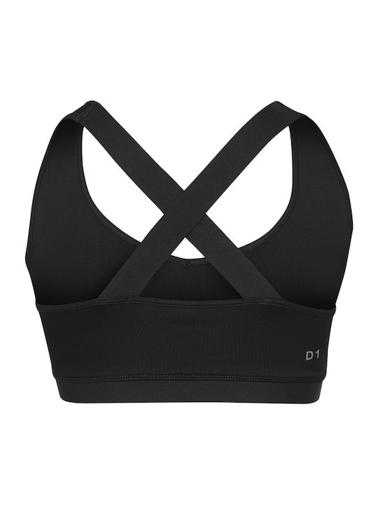 Low Support Women's Sports Bra without Padding Black