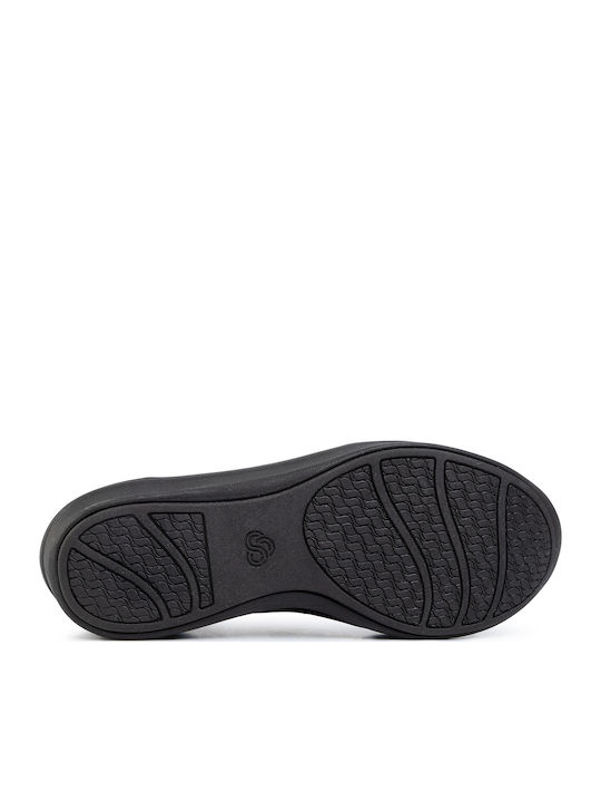 Step Rose Moon Anatomic Women's Slip-On Leather Black