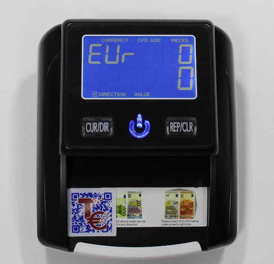 TE Tameiaki Express Fälschungssicherheitsgerät für Banknoten EUR USD GBP TE-122 mit Batterie