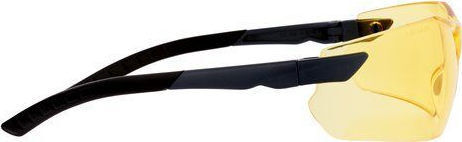 3M Amber Safety Glasses for Protection with Yellow Lenses 1pcs