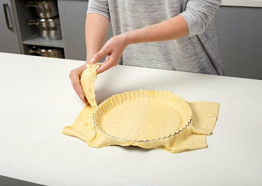Nava Ceramic Aluminum Tart Baking Pan Terrestrial Burgundy 27x27x3cm