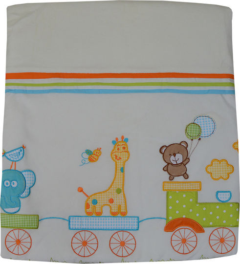 Bebe Stars Pătură Pepinieră Swaddling Safari 90x110 cm