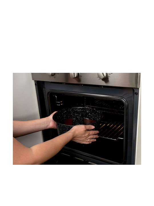 Nava Marble Aluminum Cake Baking Pan Nature Black 26x26x9.5cm