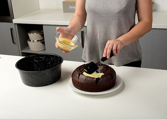 Nava Marble Aluminum Cake Baking Pan Nature Black 26x26x9.5cm