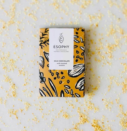 Esophy Ciocolata Lapte Sesam prăjit 50gr