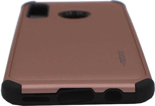 Motomo Tough Armor Umschlag Rückseite Kunststoff Rose Gold (Huawei P30 Lite)