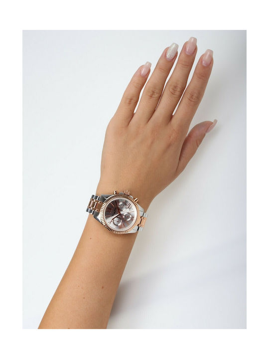 Thomas Sabo Divine Watch with Pink Gold Metal Bracelet