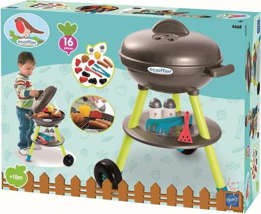 Ecoiffier Gartenspielzeug BBQ Set 50 cm 15Stück