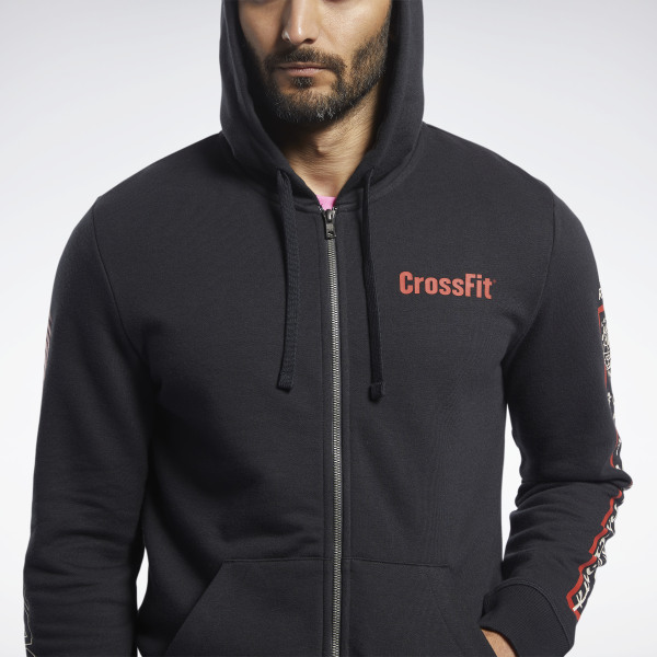 Reebok CrossFit FullZip Hoodie FK4343 Black Skroutz.gr