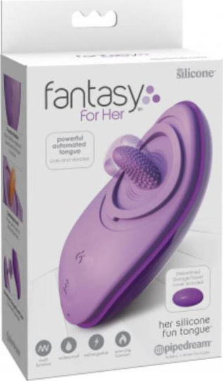 Pipedream Fantasy For Her - Her Silicone Fun Tongue Mini Κλειτοριδικός Δονητής 12cm Purple
