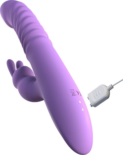 Pipedream Fantasy For Her - Her Thrusting Silicone Rabbit Вибратор Заек 24см Лилаво