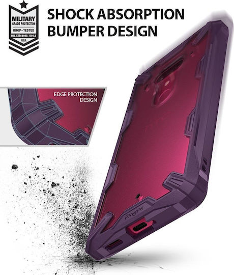 Ringke Fusion-X Back Cover Silicon Negru (HTC U12+)