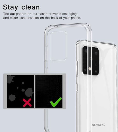 Back Cover Σιλικόνης 1.2mm Διάφανο (Galaxy S20)