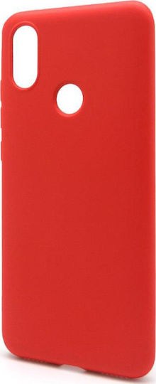 Flash Mat Back Cover Σιλικόνης Κόκκινο (Redmi 7)
