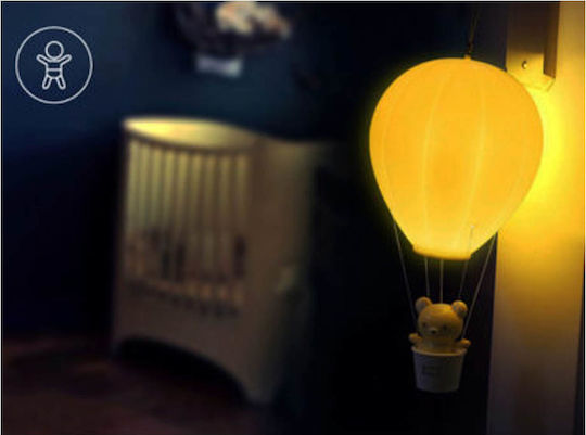 Spacecow Led Kids Decorative Lamp Hot air balloon Yellow