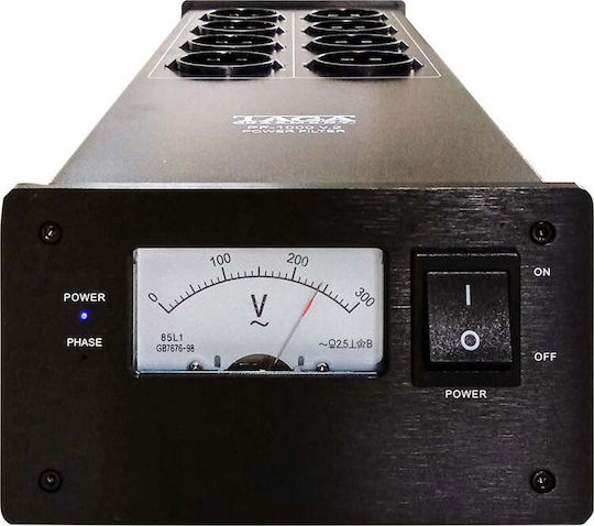 Taga Harmony PF-1000 v.2 v2 Steckdosenleiste mit Überspannungsschutz 8 Positionen mit Schalter und Kabel 0.45m ohne Kabel