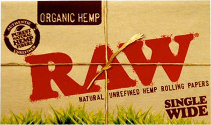 Raw Organic Hemp Χαρτάκια Στριφτού Τσιγάρου Διπλό 100 φύλλα 1τμχ