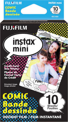 Fujifilm Color Instax Mini Comic Instant Φιλμ (10 Exposures)