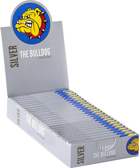The Bulldog Amsterdam Silver Χαρτάκια Στριφτού Τσιγάρου 50 φύλλα 25τμχ
