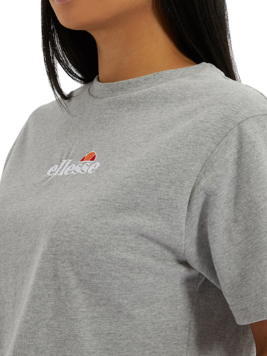 Fireball Women's Athletic Crop Top Short Sleeve Gray