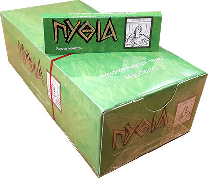 Pythia Green Cigarette Rolling Papers 60 sheets 50pcs