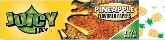 Juicy Jays Pineapple Cigarette Rolling Papers 1+1/4 32 sheets 24pcs