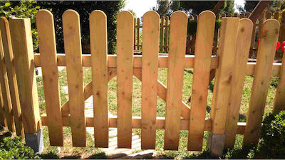 Showood Wooden Fence Gate in Beige Color 80cm x 1.0m