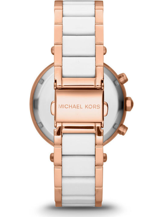 Michael Kors Parker Damenuhr 38mm Chronograph Batterie mit Rostfreiem Stahlarmband