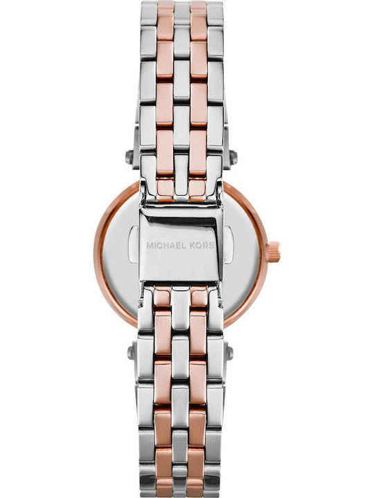 Michael Kors Darci Womens Watch 26mm Battery With Pink Gold Steel Bracelet