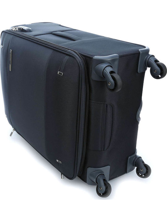 Samsonite Base Boost Spinner Μεγάλη Βαλίτσα Ταξιδίου Υφασμάτινη Μαύρη με 4 Ρόδες Ύψους 78εκ.