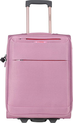 Diplomat ZC6039 Βαλίτσα Καμπίνας με ύψος 55cm σε Ροζ χρώμα