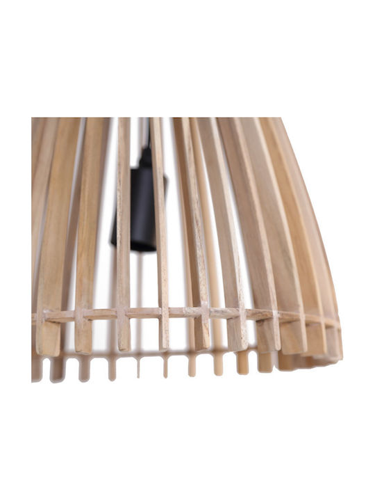 Soulworks Jivit Κρεμαστό Φωτιστικό Καφέ Καμπάνα 30x32εκ.