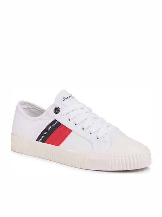 Pepe Jeans Malibu Ανδρικά Sneakers Λευκά