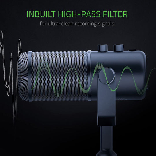 Razer Seiren Elite Δυναμικό Μικρόφωνο USB Επιτραπέζιο για Φωνητικά