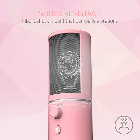 Razer Seiren X Δυναμικό Microfon de birou în Culoarea Pink