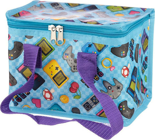 Puckator School Insulated Hand Lunch Bag 4lt Blue 21 x 14 x 16cm