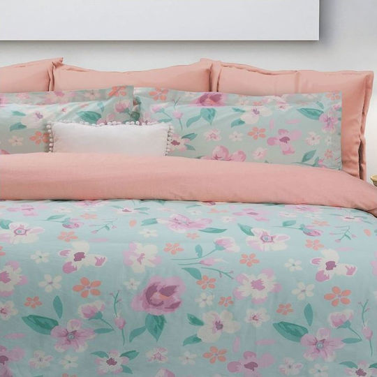 Das Home Happy Line 9293 Σετ Μονό Πράσινο 160x240cm 2τμχ Das Home Happy Line 9293 Σετ Μονό Πράσινο 160x240cm 2τμχ