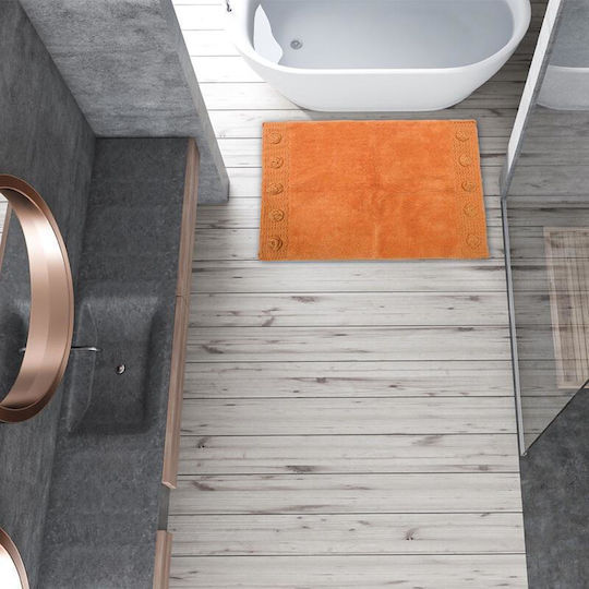 Das Home Бански килим Памук Правоъгълена 530 420760800530 Orange 60x80бр