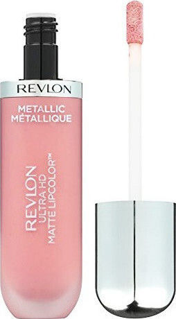 Revlon Ultra HD Matte Metallic Lipcolor Υγρό Κραγιόν Metallic 690 Gleam 5.9ml