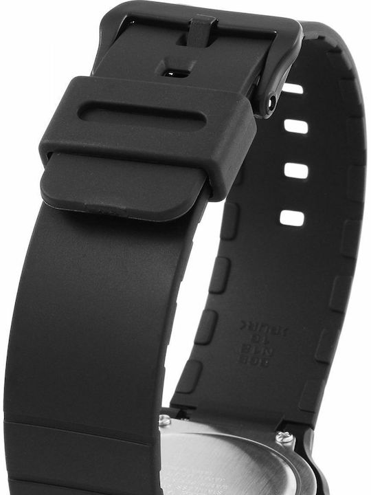 Casio Ανδρικό Ρολόι 48mm Μπαταρίας με Μαύρο Καουτσούκ Λουράκι