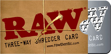 Raw Râșniță Shredder Card 88mm Argintiu
