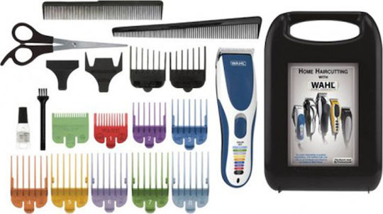 Wahl Professional Color Pro Cordless Professional Rechargeable Hair Clipper Blue 9649-016