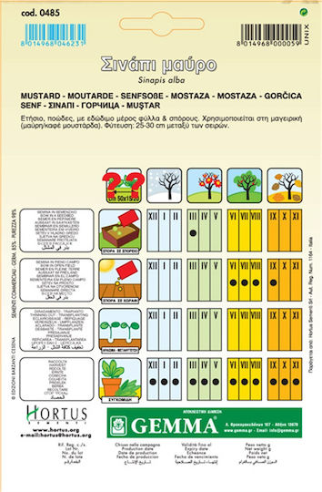 Gemma Seeds Mustard 6gr