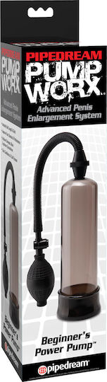 Pipedream Pump Worx Beginner's Power Τρόμπα Πέους Μαύρη