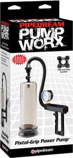 Pipedream Pump Worx Pistol-Grip Power Τρόμπα Πέους Μαύρη