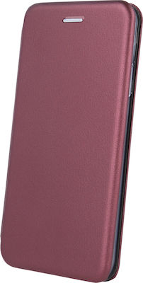 Forcell Elegance Carte Piele artificială Magnetic Burgundy (Galaxy A51)