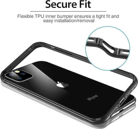ESR Edge Guard Aluminum Bumper Metalic Negru (iPhone 11 Pro)