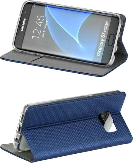 Forcell Smart Magnet Buchen Sie Synthetisches Leder Blau (Galaxy J7 2017)
